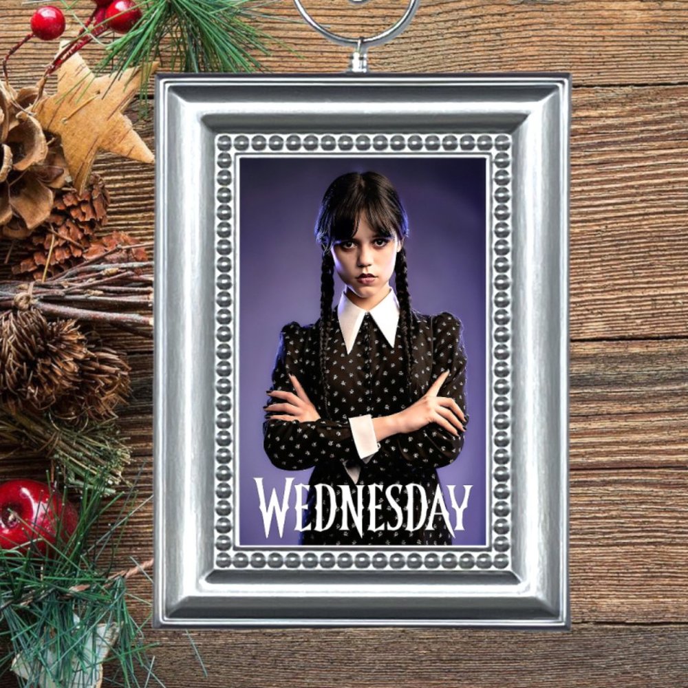 Wednesday Netflix Series TV Television Show Memorabilia Christmas Tree Ornament